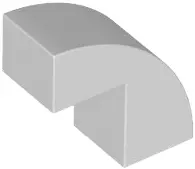 Bluish Gray Slope, Curved 2 x 1 x 1 2/3