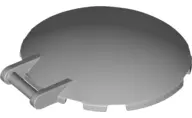 Light Bluish Gray Dish 6 x 6 Inverted with Bar Handle