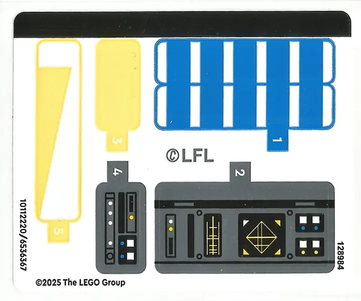 Sticker Sheet for Set 75399 - (10112220/6536367)