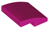 Magenta Slope, Curved 2 x 2 x 2/3