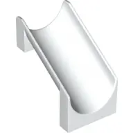 White Slide Playground 4 x 6 x 6 Straight