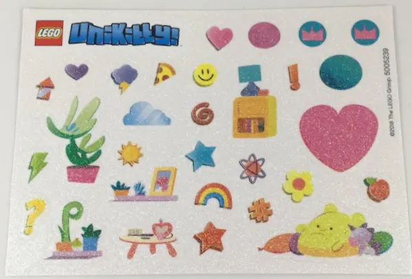 Sticker Sheet for Set 5005239 - Glitter