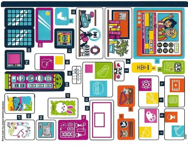Sticker Sheet for Set 41731, Sheet 1 - (10101080/6416436)