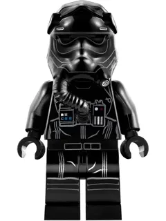 First Order TIE Pilot, Three White Lines on Helmet