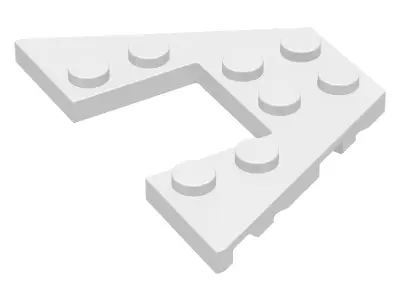 White Wedge, Plate 4 x 6