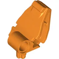 Orange Crane Grab Jaw with Axle and Pin Hole
