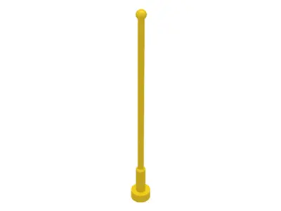 Yellow Antenna Whip 8H