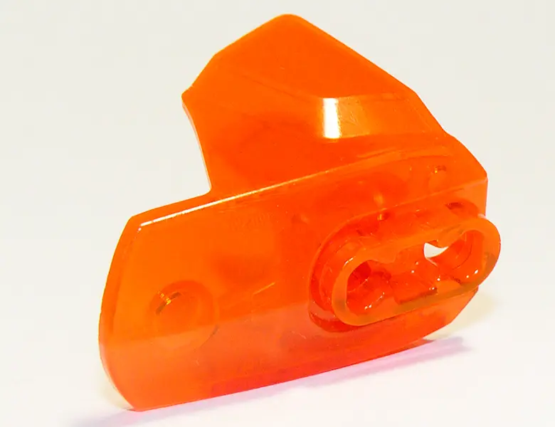 Trans-Neon Orange Hero Factory Armor with Ball Joint Socket - Size 4