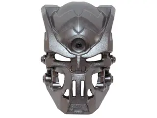 Pearl Dark Gray Bionicle Mask Skull Wide
