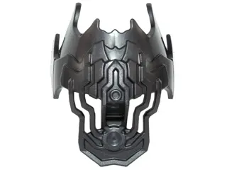 Pearl Dark Gray Bionicle Shoulder Armor, Jagged Spiky