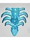 Trans-Light Blue Bionicle Spine Armor with 8 Ribs