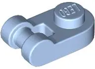 Bright Light Blue Plate, Round 1 x 1 with Bar Handle
