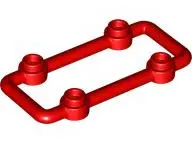 Red Bar 1 x 6 x 3 with 4 Studs