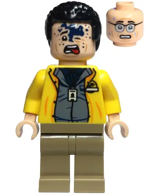 Dennis Nedry - Dark Blue Undershirt