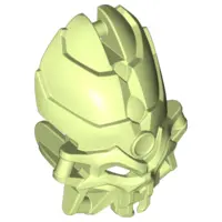 Yellowish Green Bionicle Mask Skull Spider