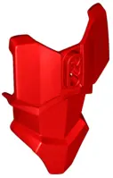 Red Large Figure Torso Armor with 2 Chest Holes