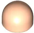 Nougat Brick, Round 1 x 1 x 2/3 Dome Top