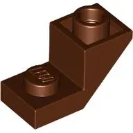 Brown Slope, Inverted 45 2 x 1 with 2/3 Cutout
