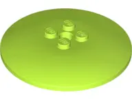 Lime Dish 6 x 6 Inverted (Radar) - Solid Studs