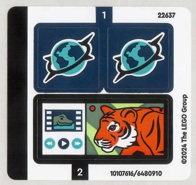 Sticker Sheet for Set 60426 - (10107616/6480910)
