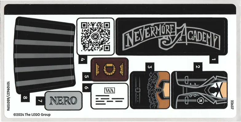 Sticker Sheet for Set 76780 - (10109627/6501596)