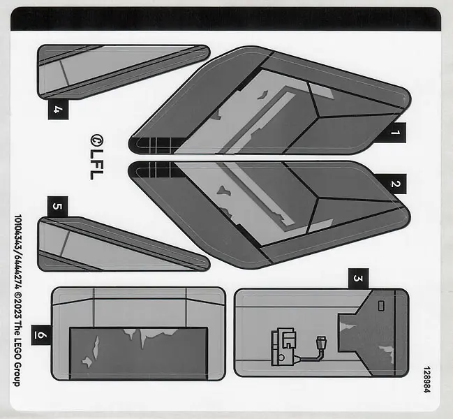 Sticker Sheet for Set 75346 - (10104343/6444274)