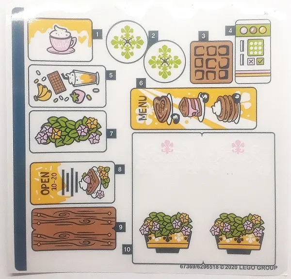 Sticker Sheet for Set 41426 - (67369/6296518)