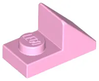 Bright Pink Slope 45 2 x 1 with 2/3 Cutout