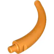 Orange Dinosaur Tail End Section / Horn