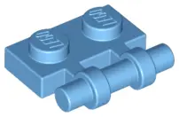 Medium Blue Plate, Modified 1 x 2 with Bar Handle on Side - Free Ends