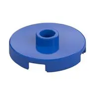 PLATE ROUND W. 1 KNOB