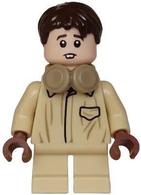 Longbottom - Coveralls, Headphones, Tan Short Legs, Tooth Gap / Lopsided Smile