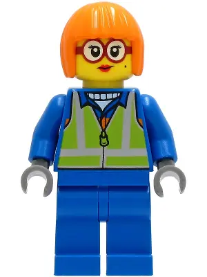 Shirley Keeper - Blue Jacket, Safety Vest