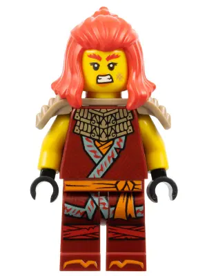 Wyldfyre - Dark Red Tunic, Shoulder Armor