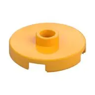 PLATE ROUND W. 1 KNOB