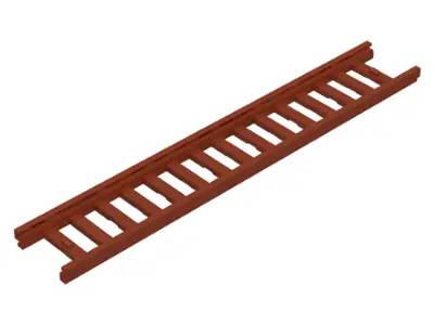 Reddish Brown Ladder 16 x 2 1/2 with 15 Rungs