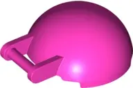 Dark Pink Windscreen 4 x 4 x 1 2/3 Canopy Half Sphere with Bar Handle
