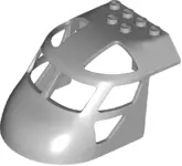 Light Bluish Gray Aircraft Fuselage Forward Top Curved 6 x 8 x 4