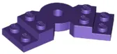 Dark Purple Plate, Modified 2 x 6 x 2/3 Bent