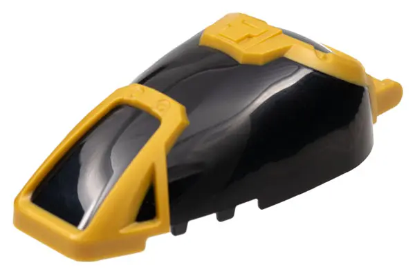 Black Windscreen 7 x 4 x 2 Canopy with Pearl Gold Armor and Handle Pattern