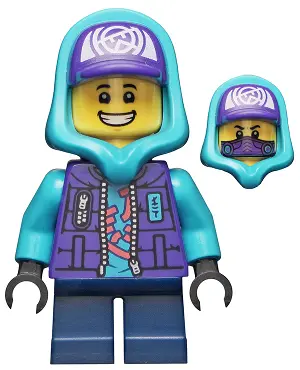 Lil' Nelson - Medium Azure Hood