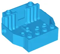 Dark Azure Vehicle, Base 6 x 5 x 2 with 2 Seats