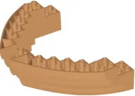 Medium Nougat Boat, Hull Brick 16 x 10 x 3