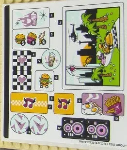 Sticker Sheet for Set 41349 - (38019/6222314)
