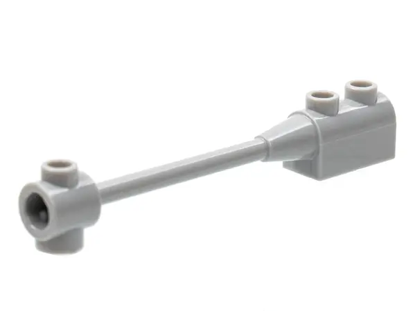 Light Bluish Gray Bar 1 x 8 with Brick 1 x 2 Curved Top End (Axle Holder Inside Small End)