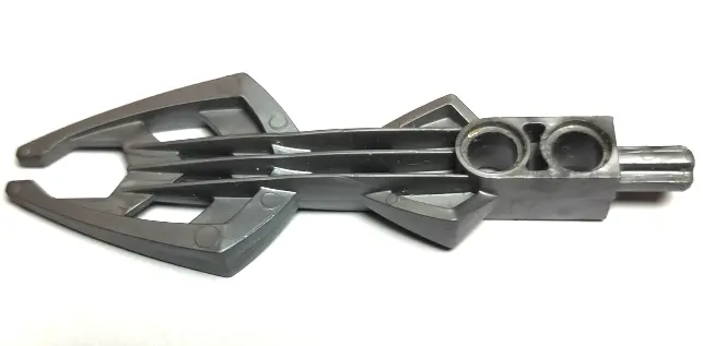 Flat Silver Bionicle Weapon Rahkshi Staff of Disintegration (Guurahk)