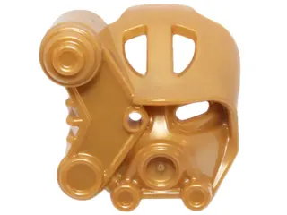 Pearl Gold Bionicle Mask of Ice