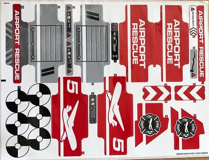 Sticker Sheet for Set 42068 - (25652/6142074)