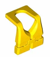 Yellow Minifigure Life Jacket, Center Buckle