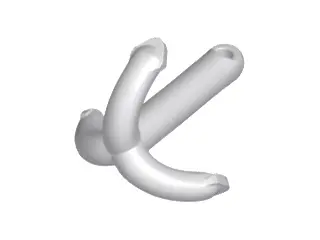 Light Bluish Gray Hook Grappling